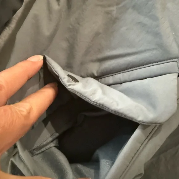 Lululemon Insulated Oversized Collared Jacket Solar Grey Women's Size L EB1 NEW